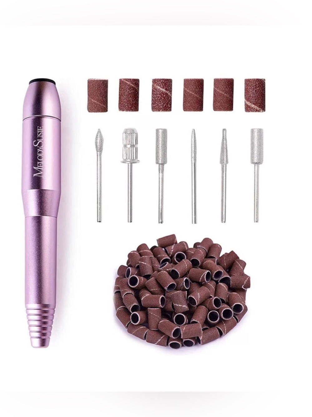 NWT - Melodysusie ‘Sheen’ Nail Drill Kit in Purple